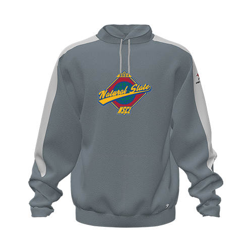 [CUS-DFW-HOOD-FLC-LSL-GRY-YXS-LOGO1] Hoodie (Youth XS, Gray, Logo 1)