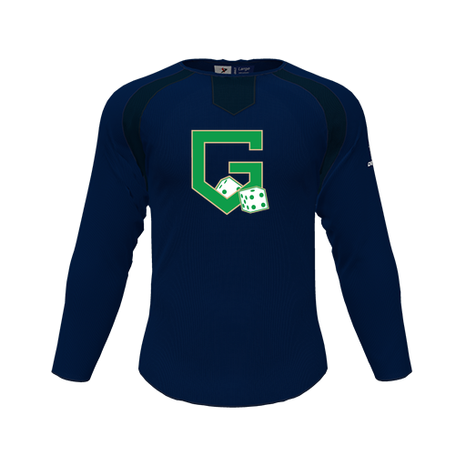 [CUS-DFW-PULL-FLC-CNK-LSL-NVY-YS-LOGO3] Pullover (Youth S, Navy, Logo 3)