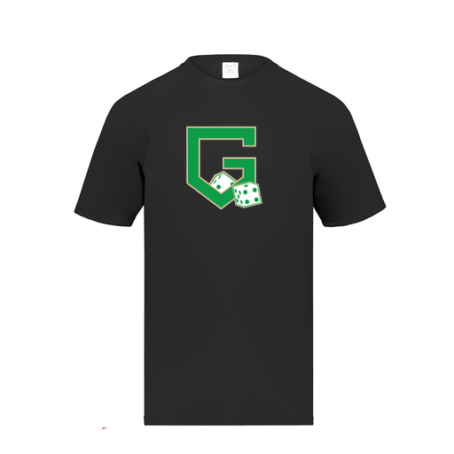 [2790.080.S-LOGO3] Men's Smooth Sport T-Shirt (Adult S, Black, Logo 3)