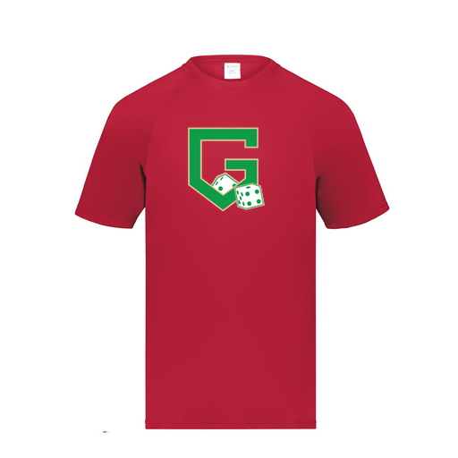 [2790.083.S-LOGO3] Men's Smooth Sport T-Shirt (Adult S, Red, Logo 3)