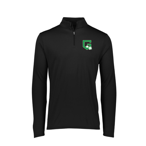 [FTLQFLBK-FAXS-LOGO3] Ladies Flex-Lite 1/4 Zip Shirt (Female Adult XS, Black, Logo 3)
