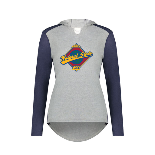 [6902.29V.XS-LOGO1] Ladies Vintage Hoodie (Female Adult XS, Navy, Logo 1)