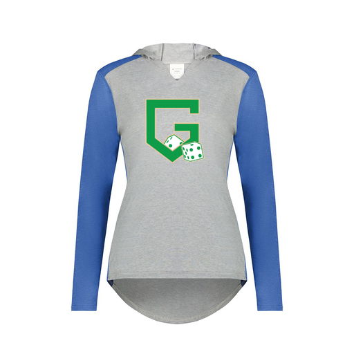 [6902.28V.XS-LOGO3] Ladies Vintage Hoodie (Female Adult XS, Royal, Logo 3)