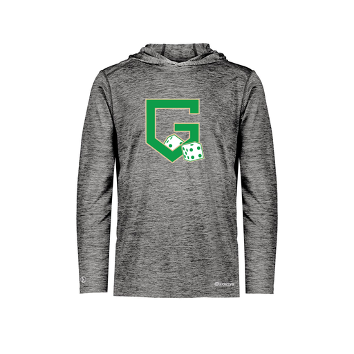 [FOLHCGBK-AS-LOGO3] Decker Men's Charge Hoodie (Adult S, Black, Logo 3)