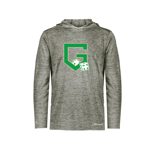 [FOLHCGGY-AS-LOGO3] Decker Men's Charge Hoodie (Adult S, Gray, Logo 3)