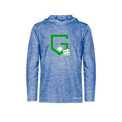 [FOLHCGRY-YS-LOGO3] Decker Youth Charge Hoodie (Youth S, Royal, Logo 3)