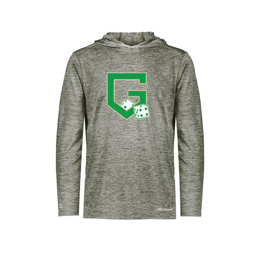 [FOLHCGGY-YS-LOGO3] Decker Youth Charge Hoodie (Youth S, Gray, Logo 3)