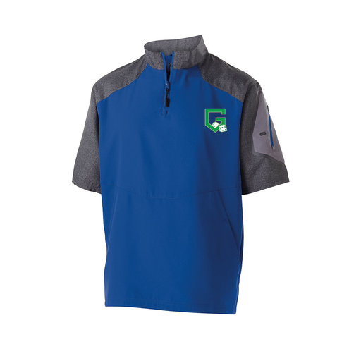 [229545.H02.XS-LOGO3] Men's Raider SS Pullover (Adult XS, Royal, Logo 3)