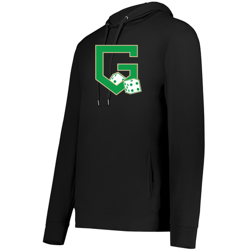 [222598.080.S-LOGO3] Men's Ventura Thin Knit Hoodie (Adult S, Black, Logo 3)