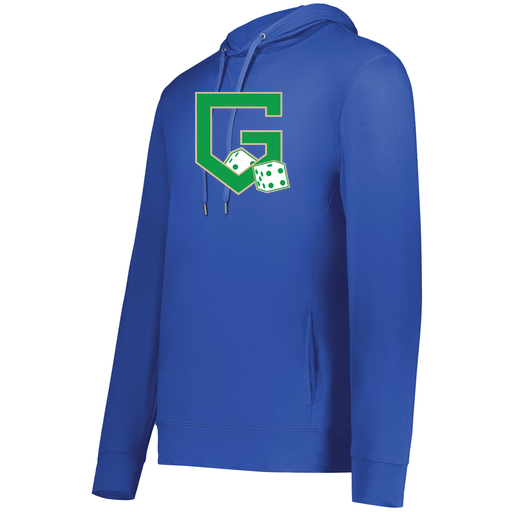 [222598.060.S-LOGO3] Men's Ventura Thin Knit Hoodie (Adult S, Royal, Logo 3)