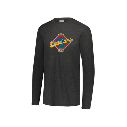[3076.K94.S-LOGO1] Youth LS Ultra-blend T-Shirt (Youth S, Black, Logo 1)