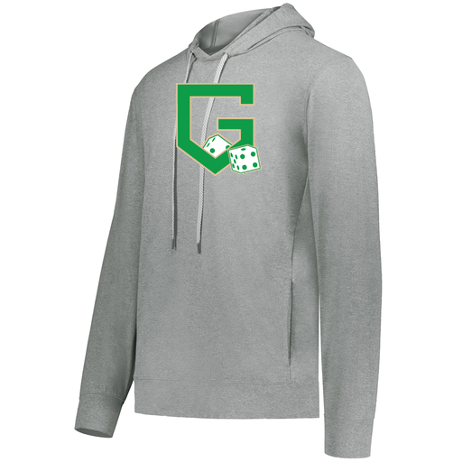 [222698.013.S-LOGO3] YOUTH VENTURA THIN KNIT HOODIE (Youth S, Silver, Logo 3)